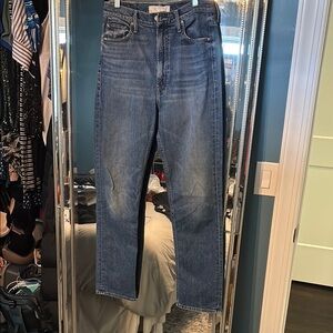 MOTHER Superior Blue Denim Jeans